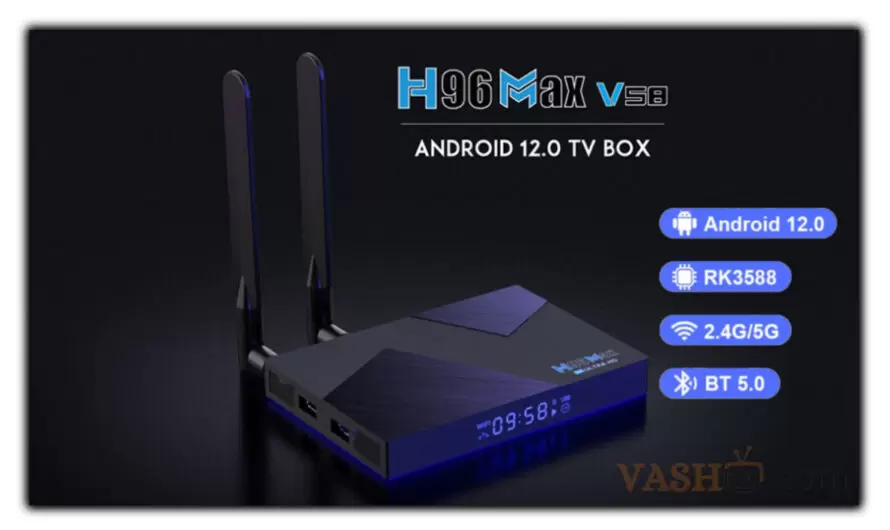 H96 MAX V58 Android TV Box Rockchip RK3588 Android 12