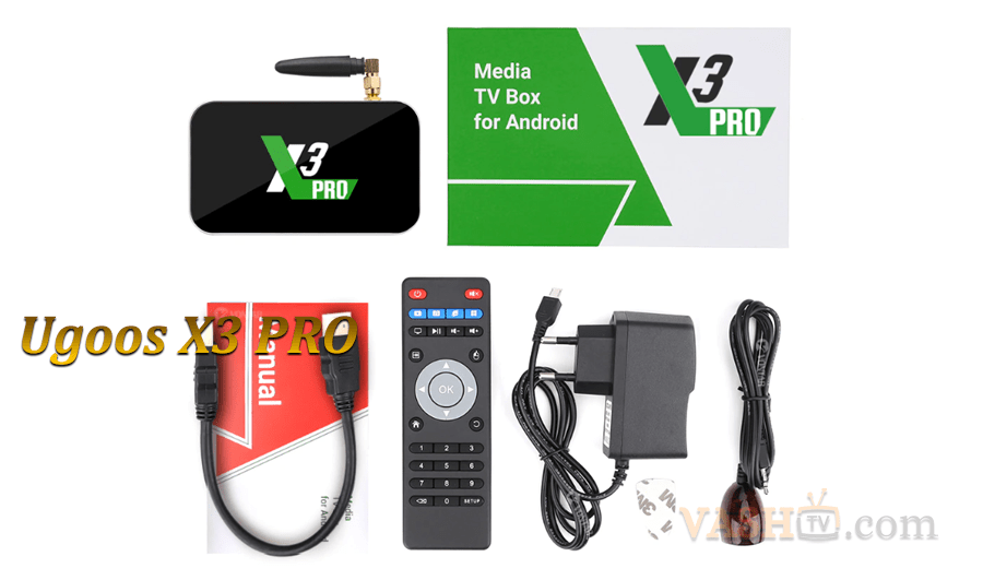Ugoos X3 PRO 4/32 GB Android TV BOX
