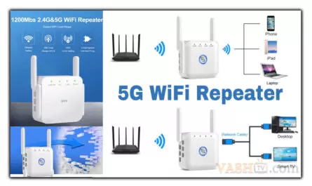 WiFi Репитер 2,4/5ГГц 1200Мбит/с