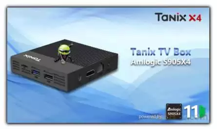 Tanix X4 4/64 Smart TV Box, Amlogic S905X4, Android 11