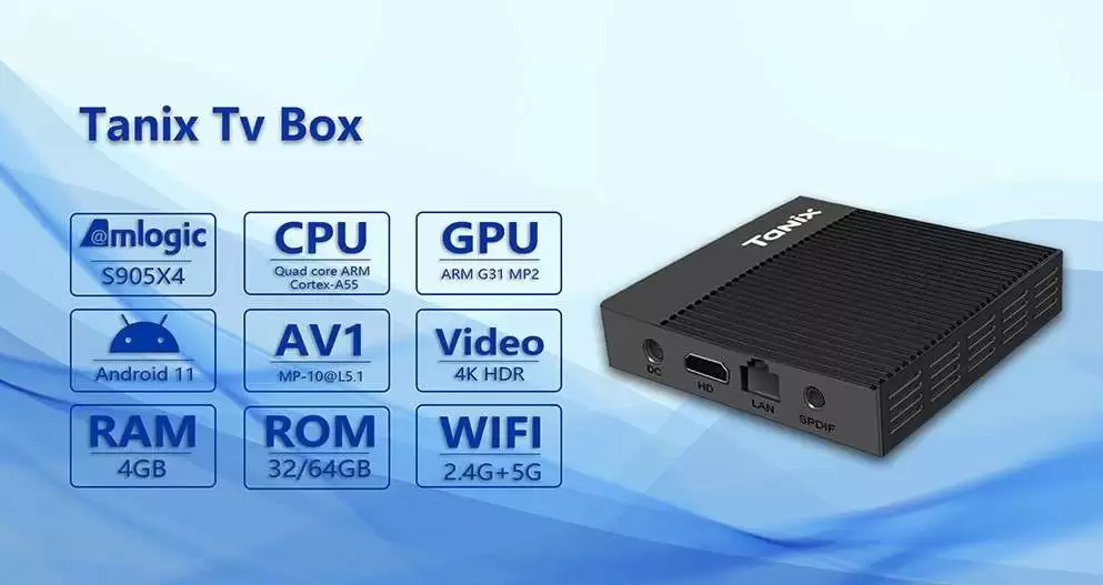 Tanix X4 Smart TV Box