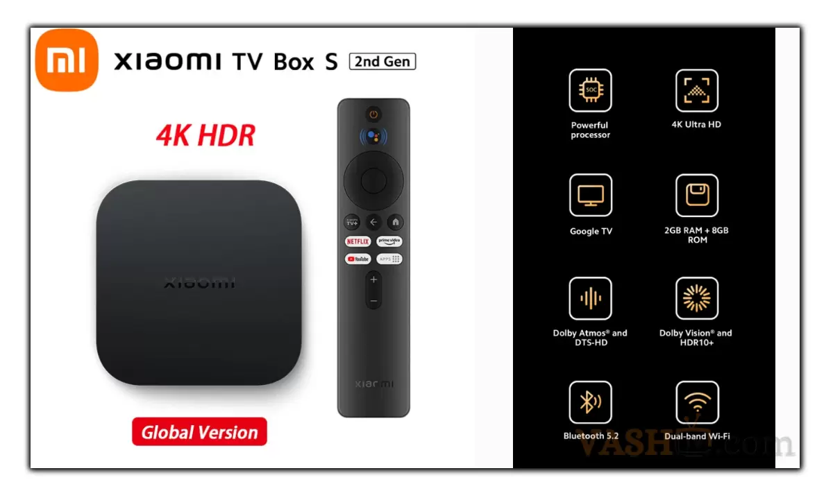 ТВ-приставка Xiaomi Mi TV Box 2nd Gen 4K Ultra HD