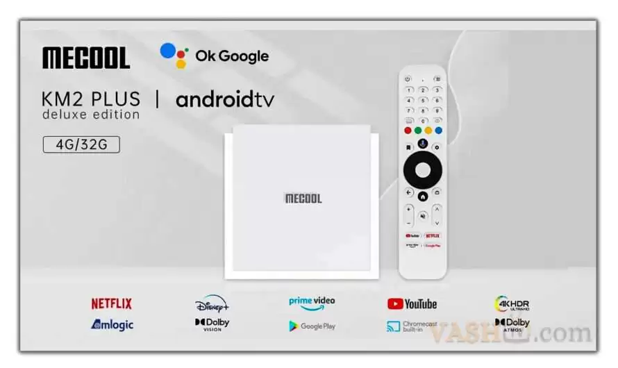 MECOOL KM2 Plus Deluxe: приставка для потокового мовлення у форматі 4K з підтримкою Dolby Vision і Dolby Atmos